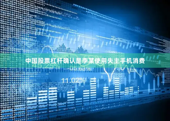中国股票杠杆确认是李某使用失主手机消费