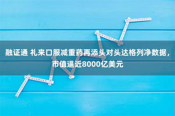 融证通 礼来口服减重药再添头对头达格列净数据，市值逼近8000亿美元